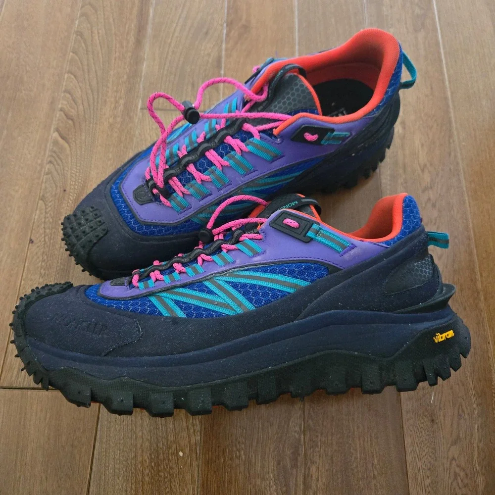 Moncler Trailgrip GTX Mens Multi Color Vibram Trail Sneakers Size 44 US 11